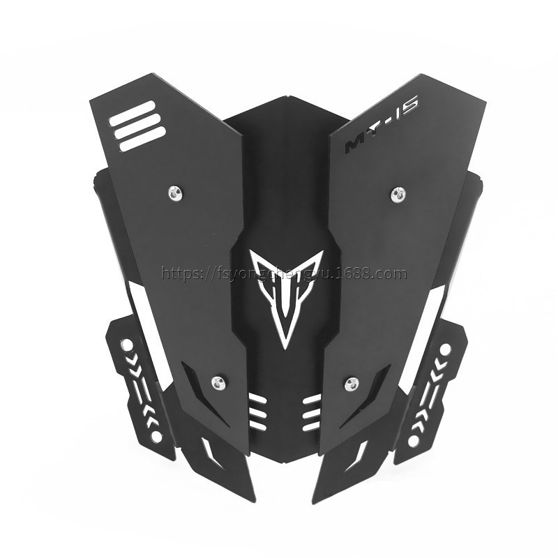 Adecuado para Yamaha MT15 19-20 parabrisas delantero modificado cubierta decorativa pequeña campana deflector