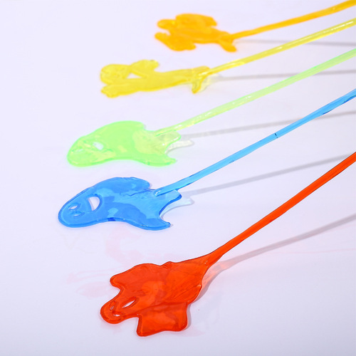 Exhaustive Sticky Toy Halloween Creative Prank Gag Nostalgic Elastic Stretchy Sticky Ghost Small Toy