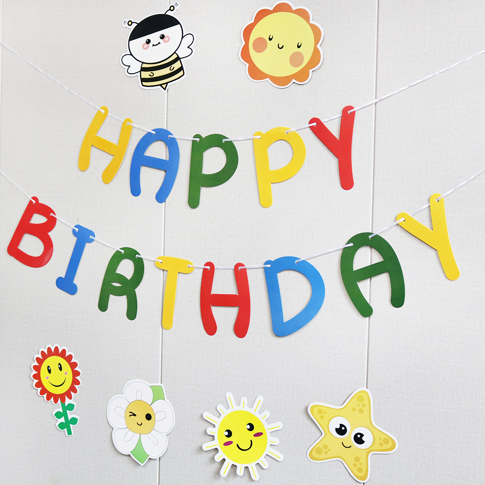 Birthday Letter Paper Birthday Decorative Props 1 Piece display picture 2
