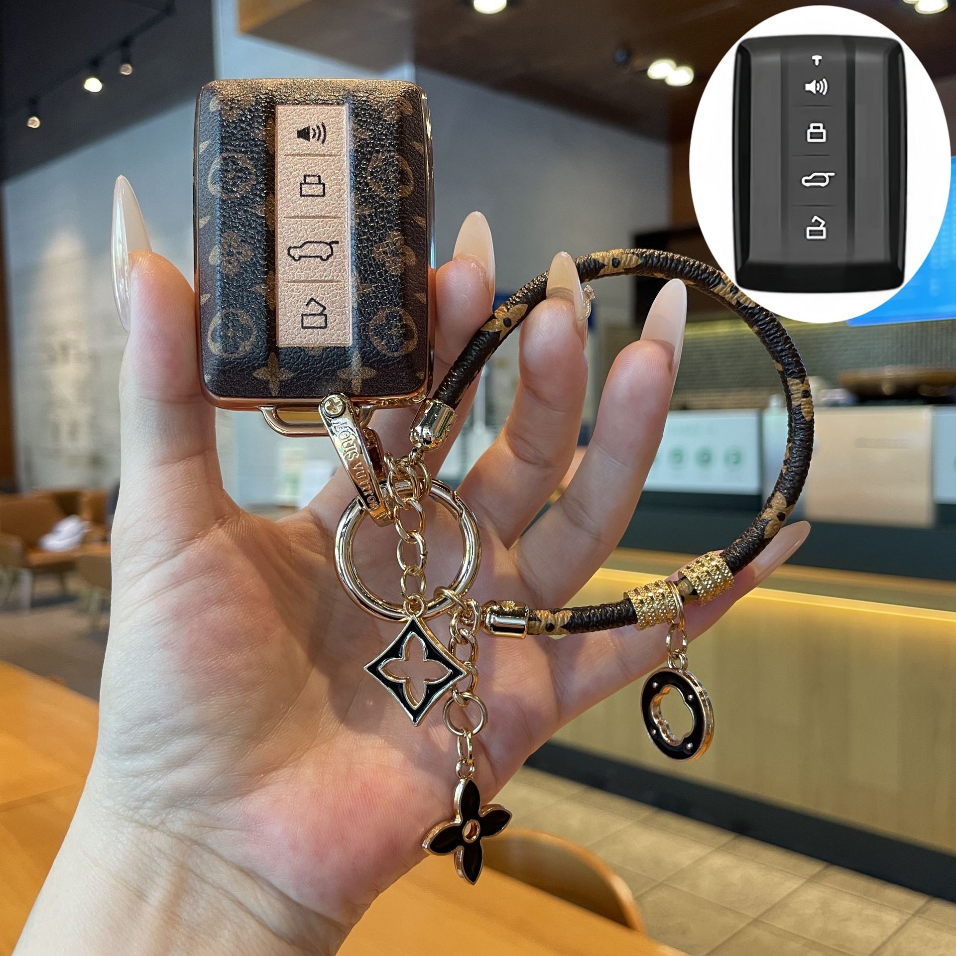 New Model Tank 300 Key Cover Interior 500 Car Key Holder 400 Full Protection Anti-Drop Remote Control Shell 700 Trendy High-End Style