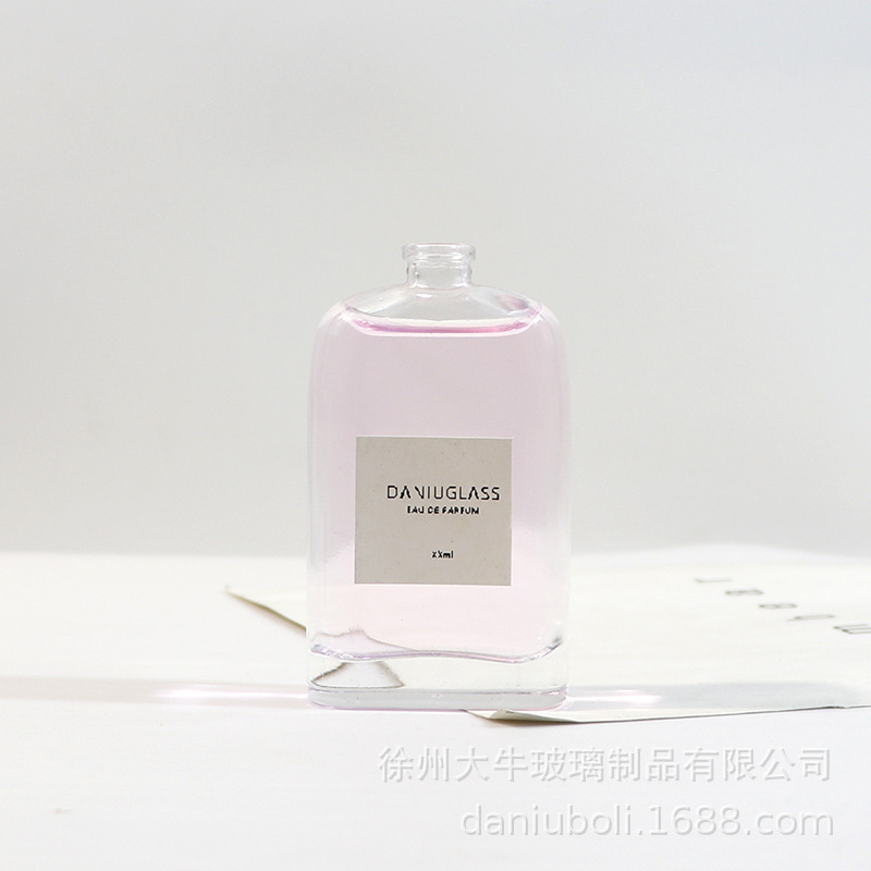 50ml晶白料方形玻璃瓶香水瓶分装瓶透明喷雾瓶卡口化妆品空瓶子|undefined