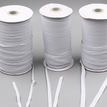 扁绳6-8-10MM大肠圈松紧带单层橡皮筋弹力绳自己diy发圈材料