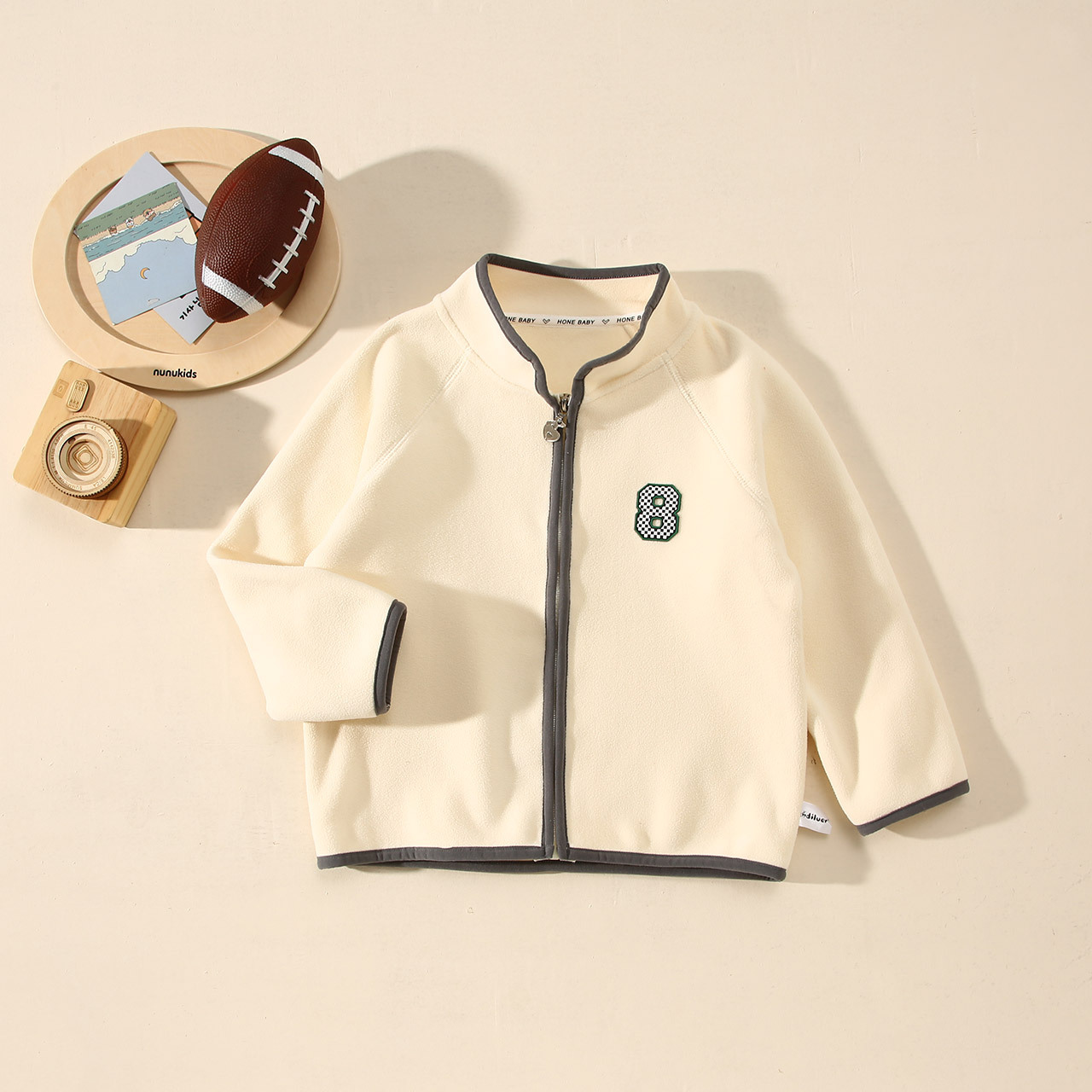 아동 의류 제조업체 2024 가을 소년 소녀 용 새 아동용 재킷 오스트리아 양털 스탠드 칼라 양털 가디건 탑 무료 배송