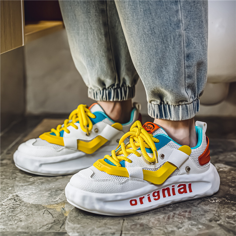 Demi-season fashionable trend lightweight sneakers platform for…