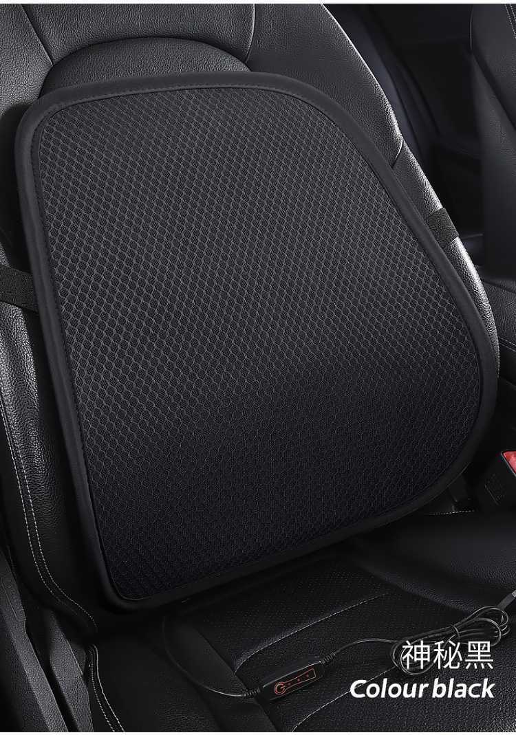 Summer Lumbar Support Cooling USB Fan Backrest Cushion Office Waist Support with Three Adjustable Wind Speeds