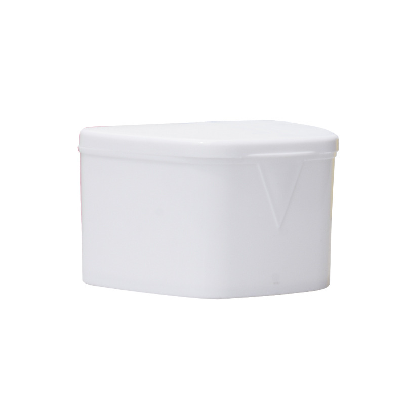 Caja de dientes de color dental, caja de almacenamiento de dientes trapezoidal, caja de retenedor, caja de dentadura, caja de dentadura, caja de frenillos, caja de almacenamiento