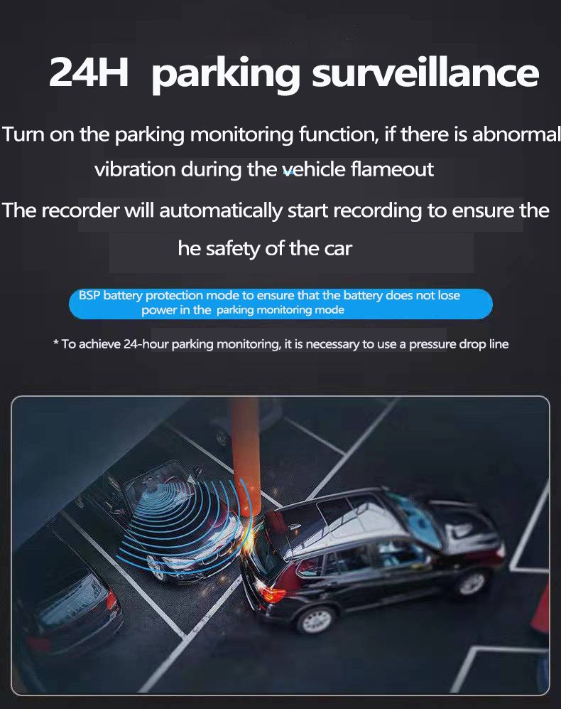 1440P WiFi car dash cam, night vision, Guoke brand