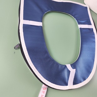 Factory wholesale supermarket supply zipper toilet mat winter warm thick toilet seat cover 602 dual-purpose toilet mat