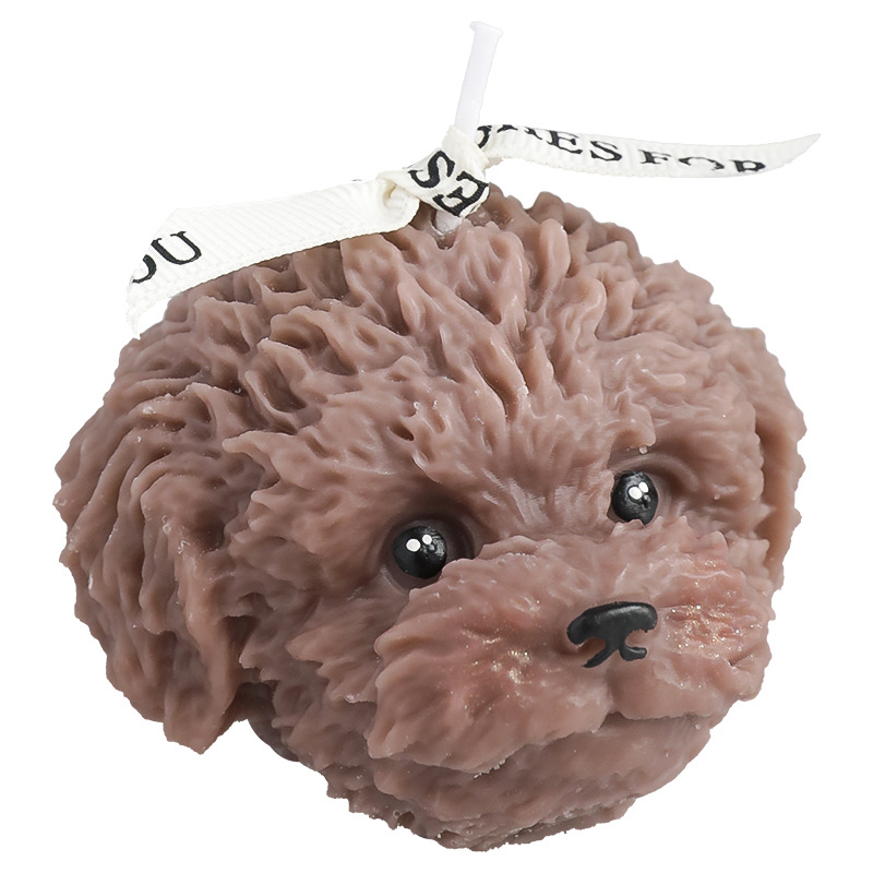Velas de aromaterapia, sensación de ambiente, souvenirs al por mayor, perro de peluche, lindo regalo de fragancia creativa, cera hecha a mano con forma de animal