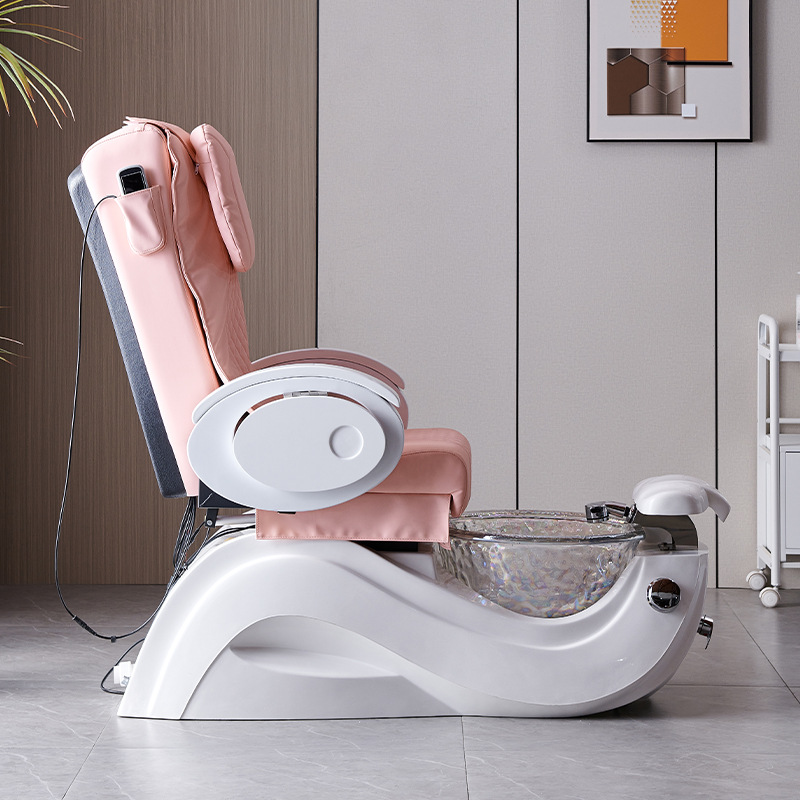 Masaje de pies eléctrico sofá silla reclinable baño de pies Spa con lavabo de lavado de pies silla de masaje belleza manicura reparación taburete