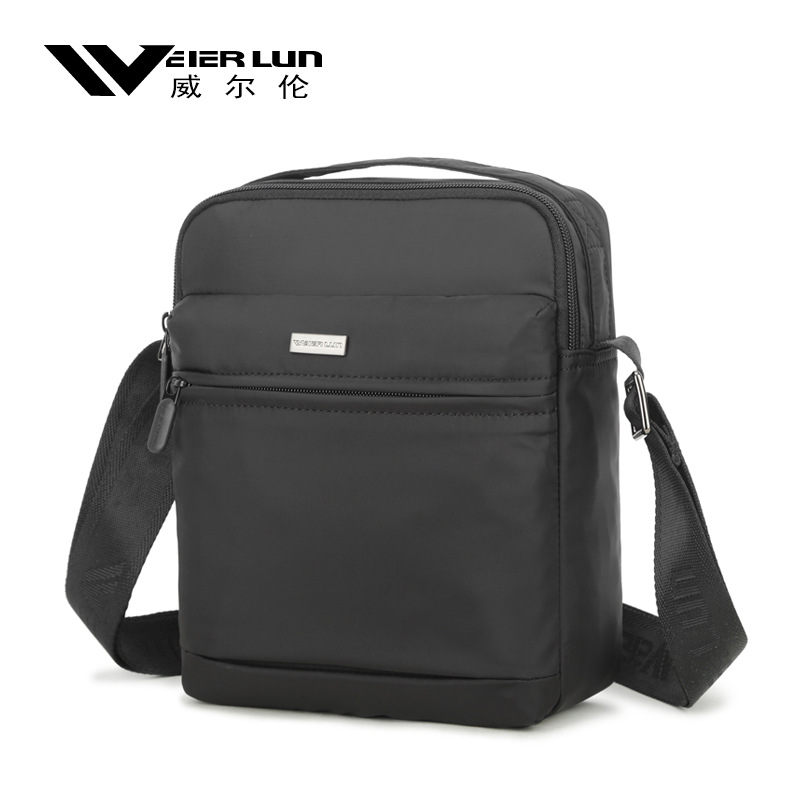 Factory Direct Oxford Cloth Crossbody Bag Men's Bag Shoulder Bag Men's Bag Sports Leisure Portable Canvas Small Backpack