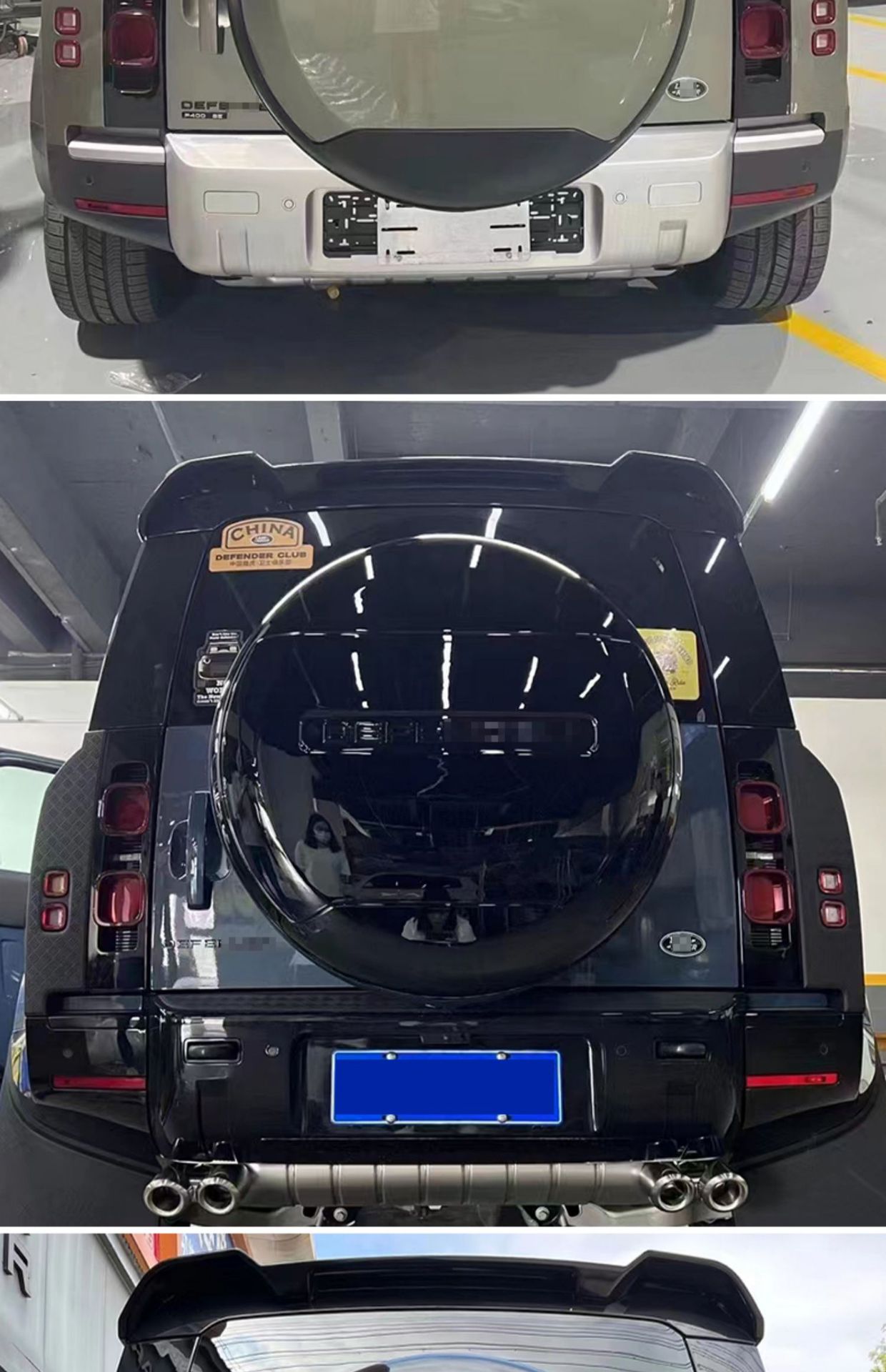 Suitable for 20-25 New Defender Spare Tire Cover 11013090 Rear-Mounted Spare Tire Cover Modification Wholesale