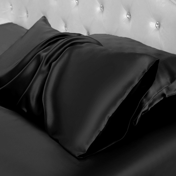Double-sided silk solid color breathable pillowcase