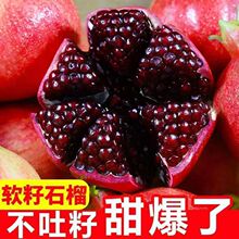 四川会理突尼斯软籽石榴水晶甜石榴红石榴孕妇新鲜水果批发包邮
