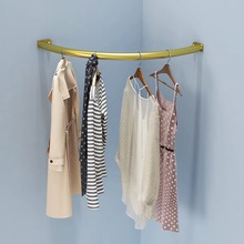 转角衣架落地卧室内家用挂衣架墙角衣服挂架简易晾衣架网红衣帽架