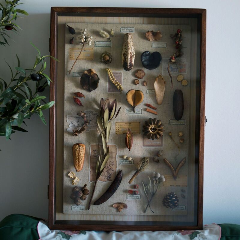 Flip photo frame cross-border e-commerce diy specimen three-dimensional hollow 6.5cm decorative storage box dried flower photo frame wholesale