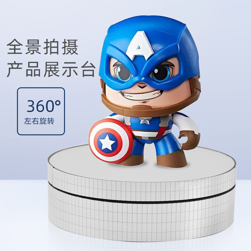 Mini electric turntable rotating display table dynamic shooting display table hand jewelry display stand