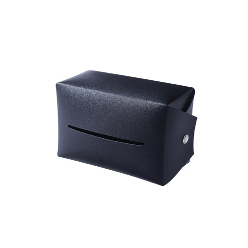 Car tissue box cartoon leather car tissue box interior supplies seat back sun visor creative tissue box
