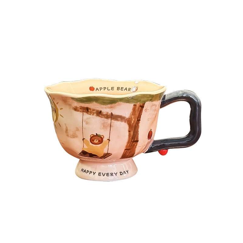 Керамическая кружка Mark Cup (Mark Cup) 370 мл, креативная кружка для женщин, офис и завтрак