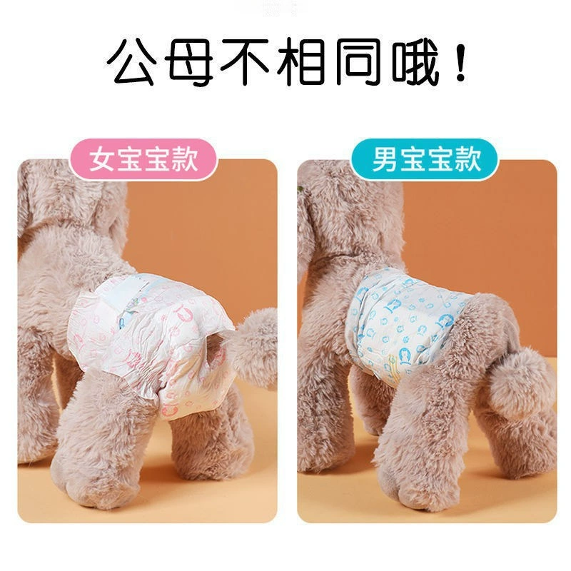 Собака подгузник физиологические брюки маленькая сука Тедди домашнее животное