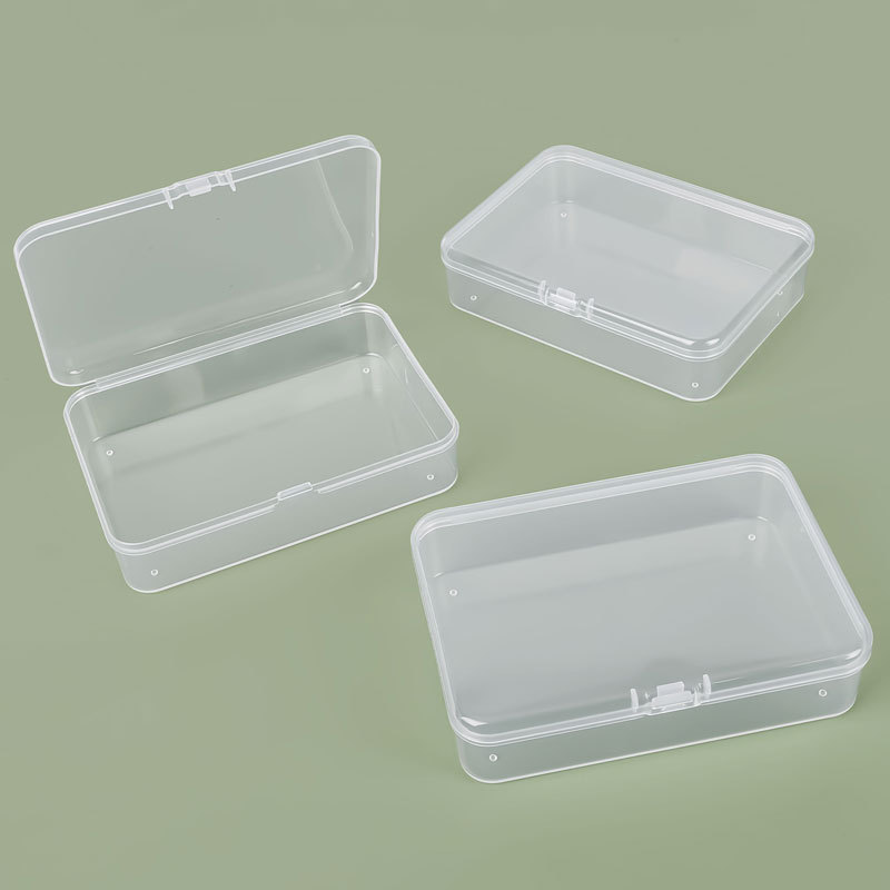 Rectangular storage box for business cards