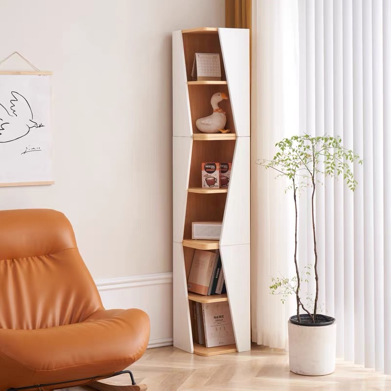 Chenlan Yipin corner cabinet corner cabinet bookshelf hallway bookcase corner corner shelf corner creative arc storage