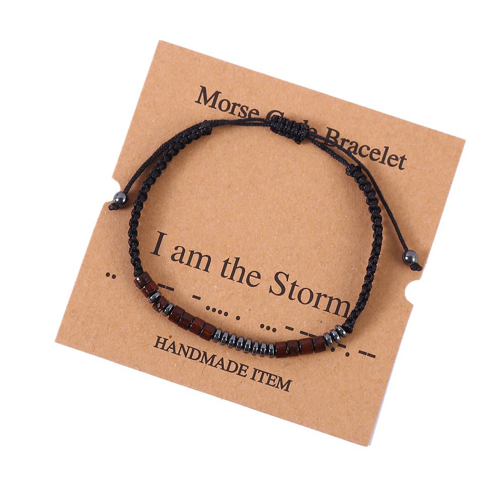15g Weight Iron Stone Pendant Material Drawstring Bracelets Classification rope Chain Material 1 Piece Quantity Holiday, Daily Occasion rope, Iron Stone Material Geometric Pattern Unisex Gender Beaded, Braid Design Classic Style Style Classic Style Geometric Rope Iron Stone Wholesale Drawstring Bracelets 26