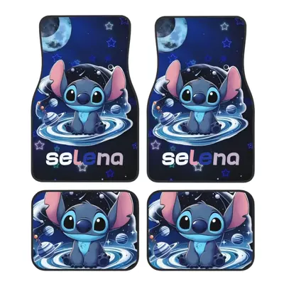 Printed Car Floor Mats, Stain-Resistant, Water-Absorbent — Universal Foot Pad - s20