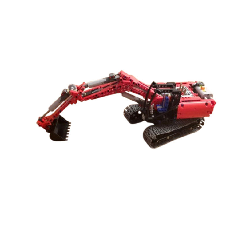Educational Excavator Building Block Model For Creative Play_voghion.com