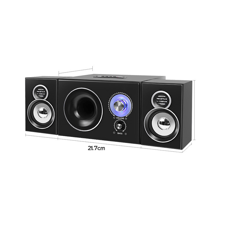 Subwoofer con sobrepeso de audio de computadora, reproductor activo envolvente de grado de cine doméstico de escritorio, fábrica de audio Bluetooth al por mayor