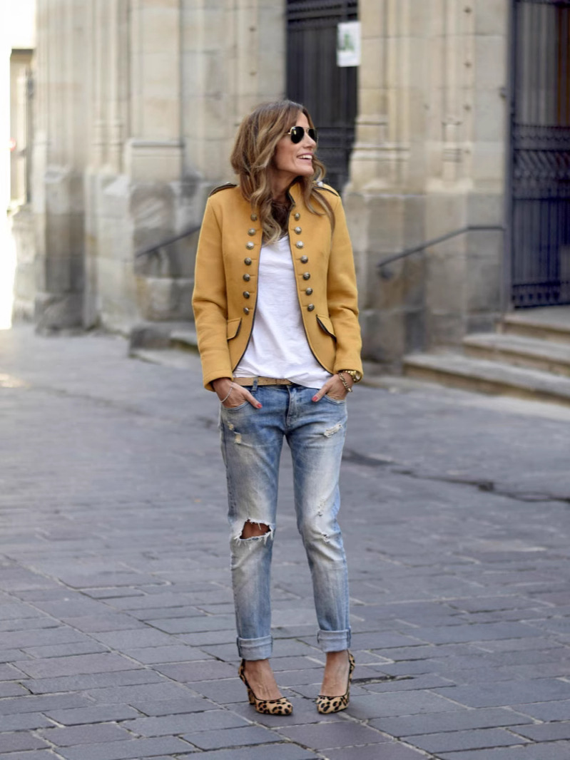 Chaqueta retro de mujer europea y americana transfronteriza Chaqueta corta AliExpress estilo explosivo estilo de otoño e invierno de manga larga image 3