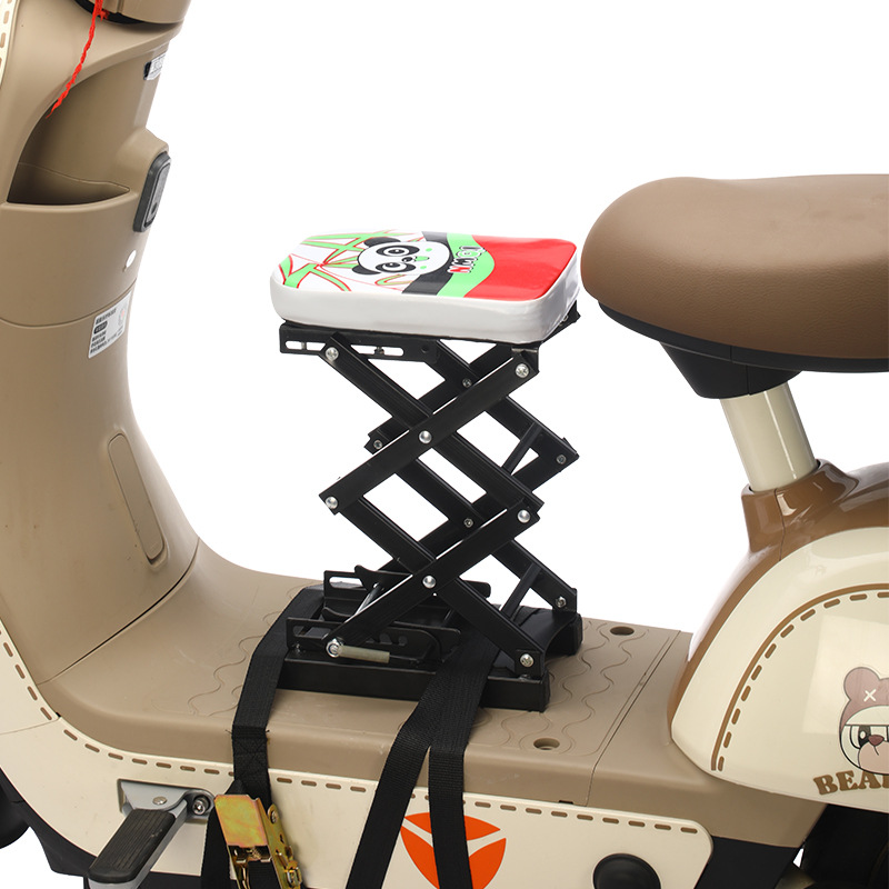 Electric motorcycle scooter electric motorcycle child seat front baby safety child sitting chair battery car stool