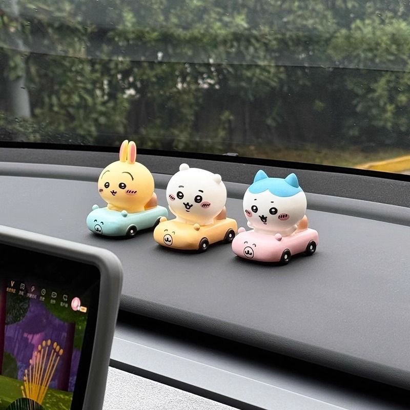 Car ornaments | Katong Usagi car decoration - chiikawa-driving-series-full-set-of-3