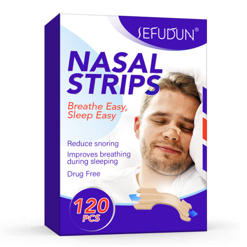 SEFUDUN Breathe Nasal Patch relieves nasal cavity and breathes smoothly, relieves snoring, stops snoring and ventilates nasal patch 120pc