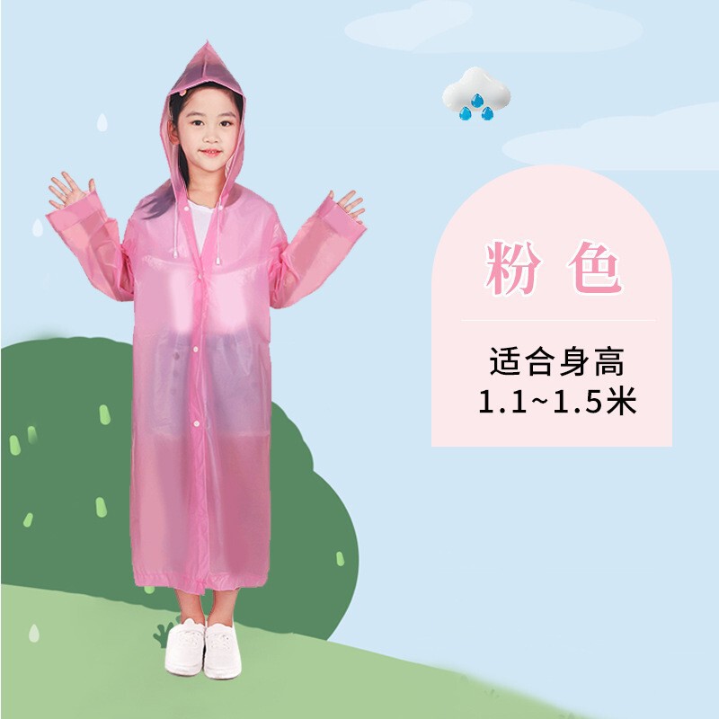 Non-disposable Kidsren's Special EVA Raincoat Thickeneded Primary and Secondary School Students' Jumpsuit Poncho Travel Portable Non-disposable Kidsren's Special EVA Raincoat Thickeneded Primary and Secondary School Students' Jumpsuit Poncho Travel Portable