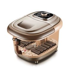 全自動足浴槽電動ローラーマッサージ深桶加熱足盆家庭用足治療マッサージ足器