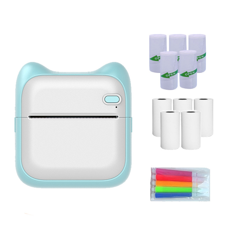 Nuevo A31 etiqueta adhesiva impresora térmica portátil teléfono móvil Bluetooth Mini estudiante impresora pregunta equivocada