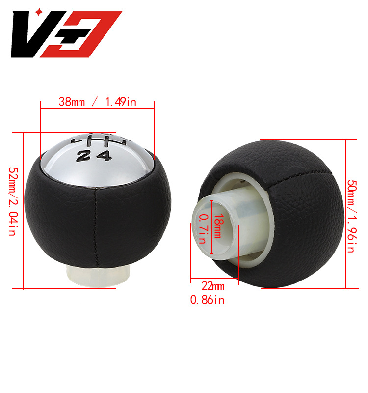 Suitable for Peugeot 307/Gear Shift Lever, Gear Knob, Car Gear Lever, Gear Handle, Transmission Gear Lever Accessories