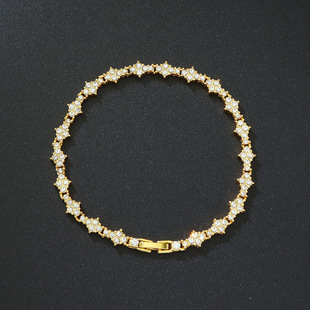 �W��ins�L�M荻���ʮ�ּ���Ů���˾W���������CTennis Bracelet