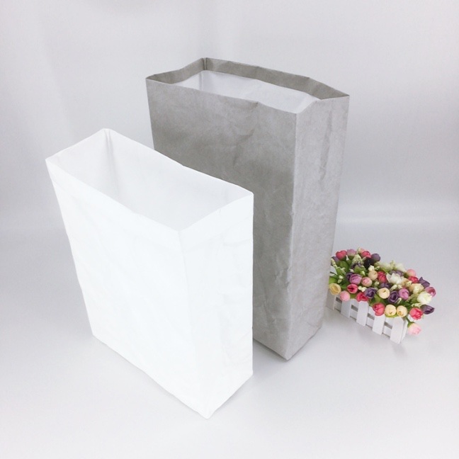 厂家创意北欧风撕不烂防水纸袋tyvek杜邦纸收纳袋可印LOGO