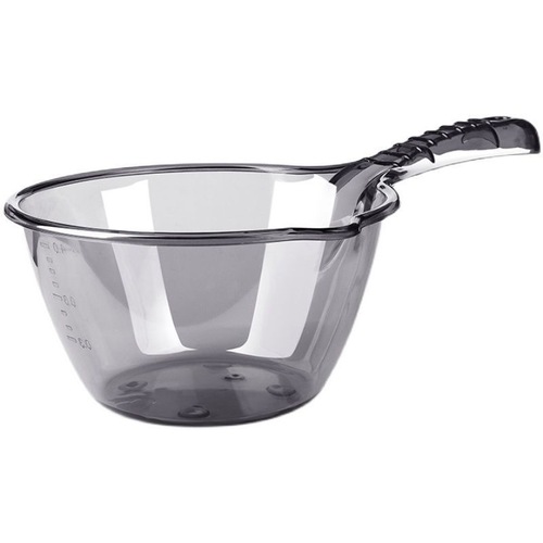 Household kitchen water ladle, thickened plastic water ladle, household long-handled water shell spoon, thickened children's hair washing water spoon