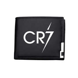 一件代发足球C罗男士短款钱包铁边韩版青年男女横款钱夹潮流
