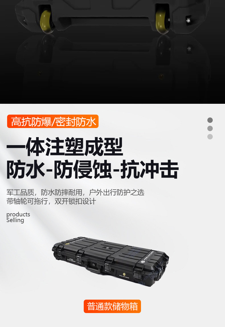 Explorer Car Roof Equipment Box, Off-Road Vehicle Modification Parts, Outdoor Expansion Roof Box, Car Storage Luggage Rack