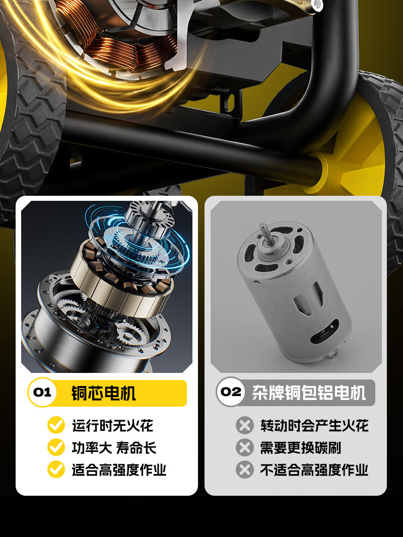 High-pressure car washer for home use, 220V high-power high-pressure water gun, multifunctional booster trolley cleaning machine for car wash plants