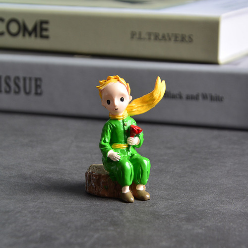Resin Little Prince Fox Home Decoration Cake Baking Decoration Desktop Living Room Crafts Gift Giving
