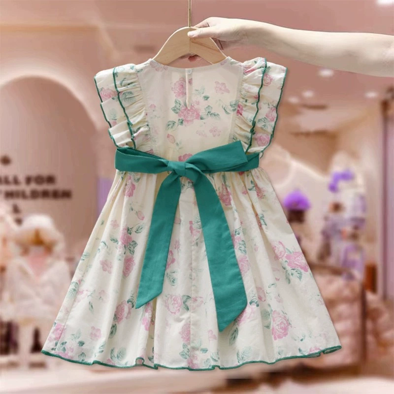 Summer dress, small princess costume, thin summer clothing, Korean style