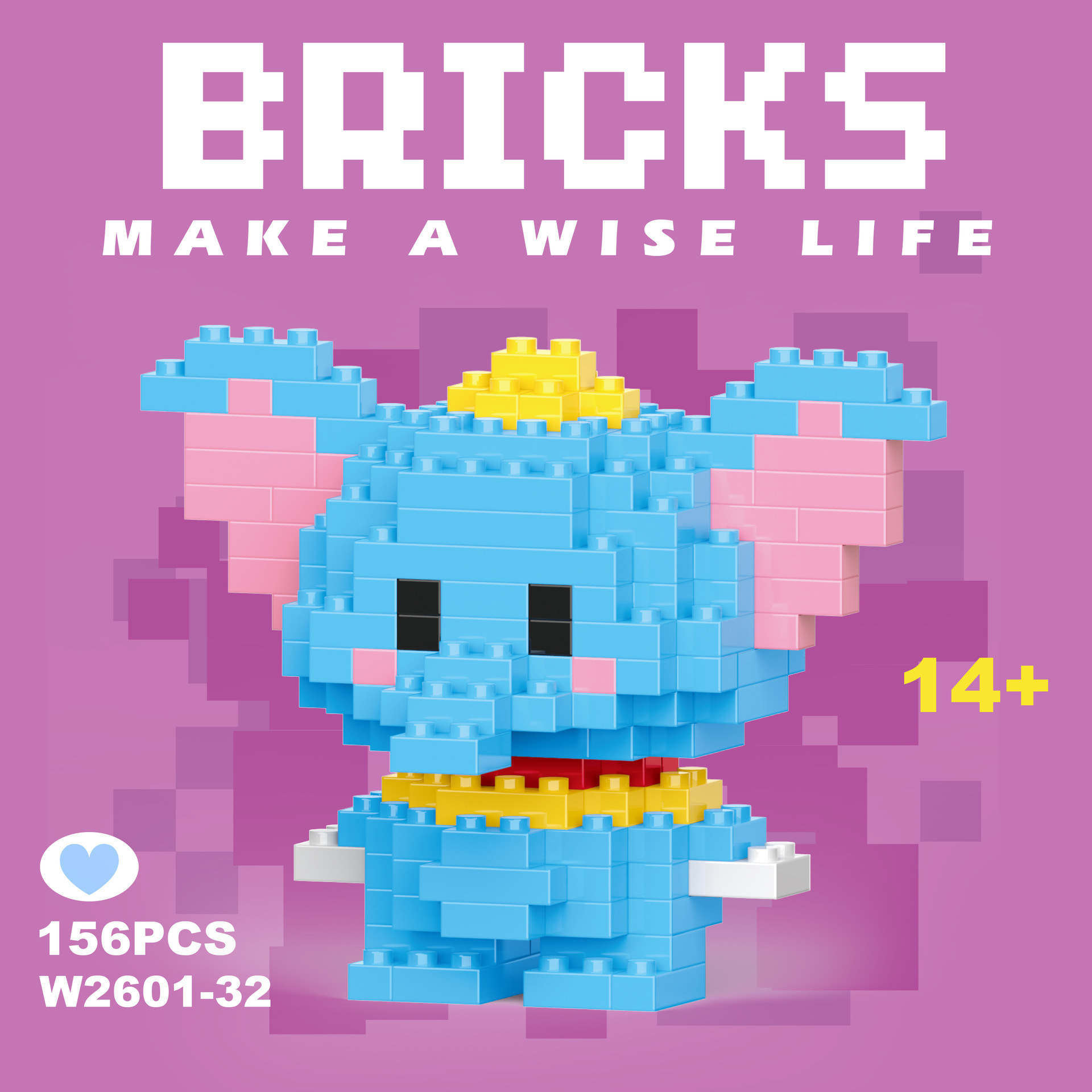 Compatible con los bloques de construcción de micropartículas de Lego, muñecas de dibujos animados, juguetes de rompecabezas para niños, puestos transfronterizos al por mayor