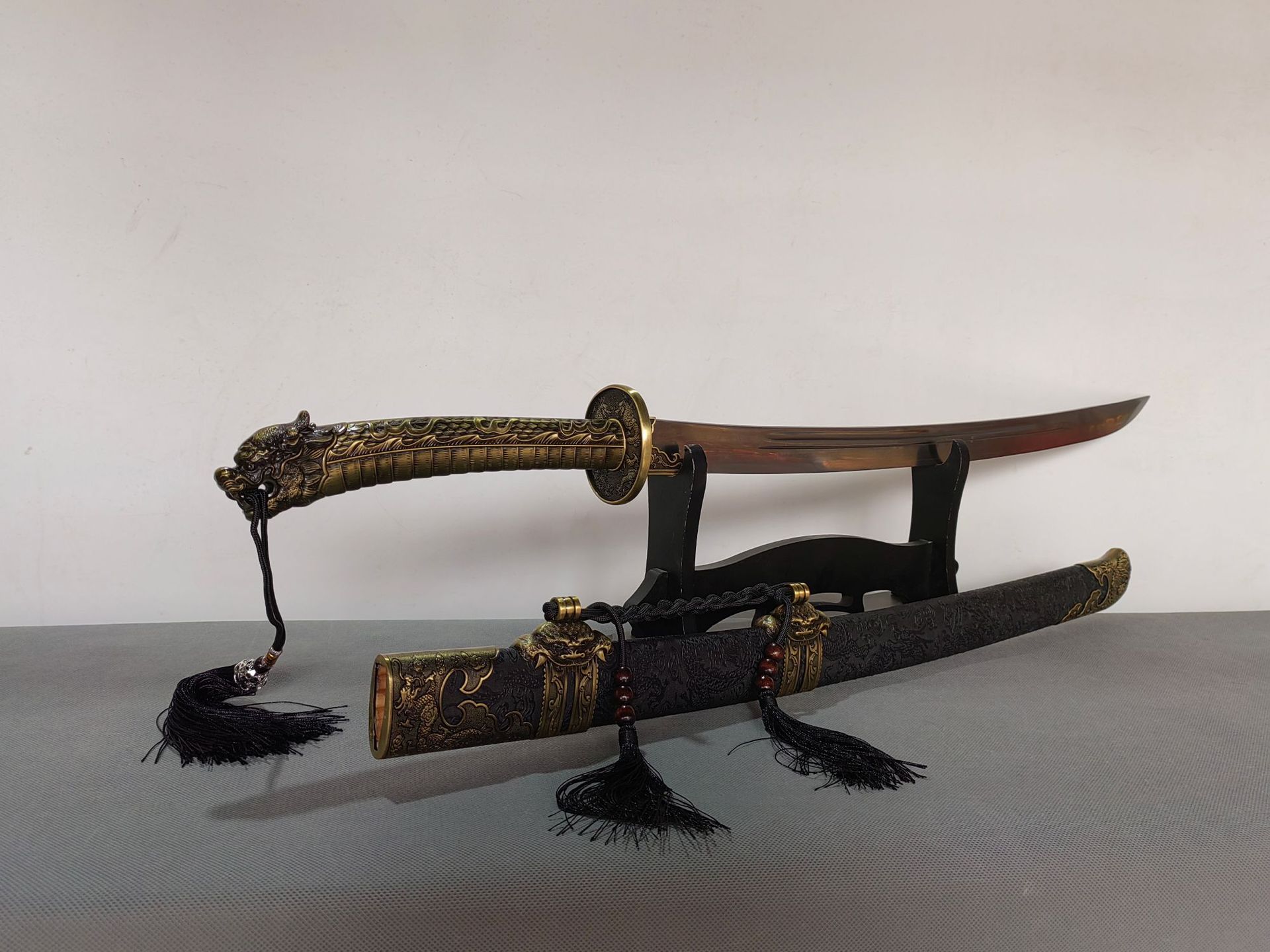 26寸黑色包革雁翎刀