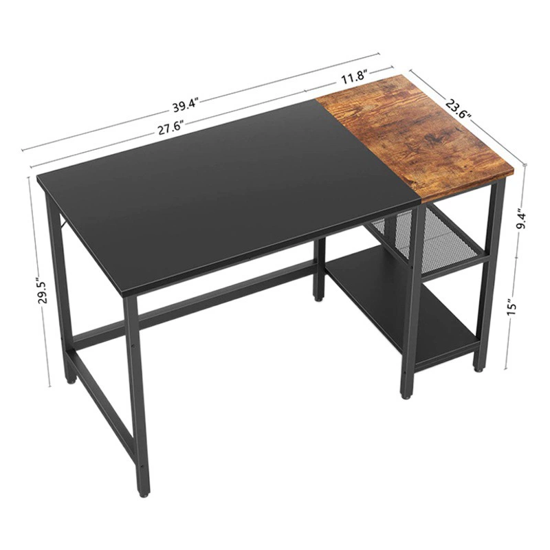 Трансграничная Оптовая Панель Простой стол Бытовая одноместная гостиная Спальня Стальной деревянный стол Стол Компьютерный стол Рабочий стол