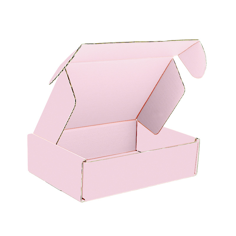 En stock caja de embalaje de la caja del avión impreso caja de ropa de cartón cuadrado blanco y negro caja de regalo pequeño lote de personalización